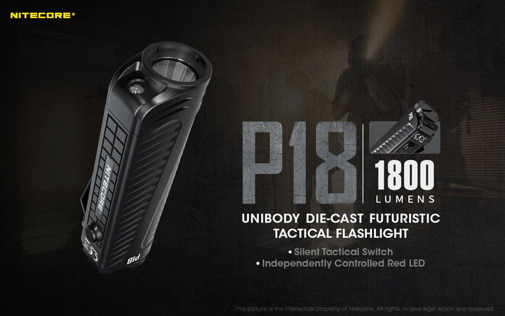 P18 - 1800 lumens - Nitecore Singapore