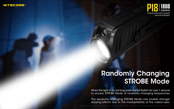 P18 - 1800 lumens - Nitecore Singapore