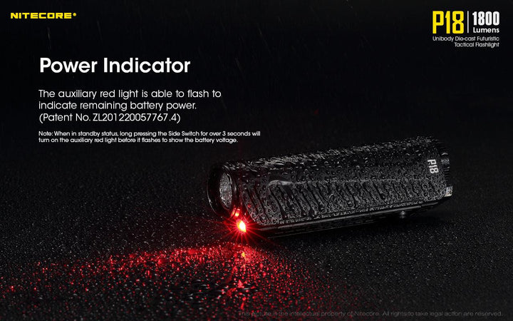 P18 - 1800 lumens - Nitecore Singapore