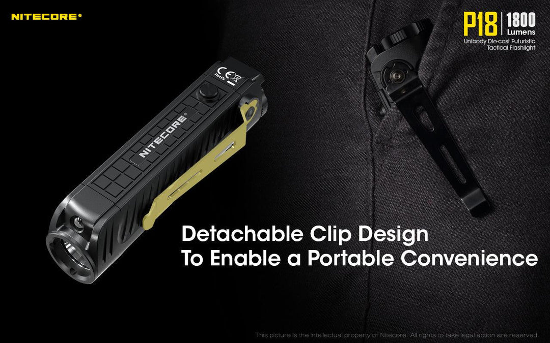 P18 - 1800 lumens - Nitecore Singapore