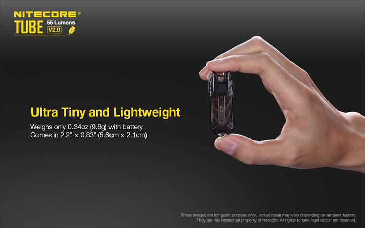 Tube 2.0 - 55 lumens - Nitecore Singapore