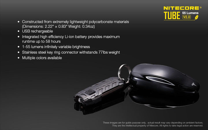 Tube 2.0 - 55 lumens - Nitecore Singapore