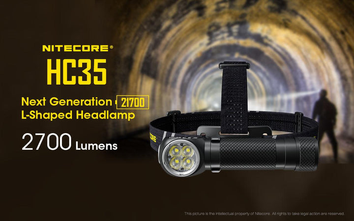 HC35 Headlamp - 2700 lumens - Nitecore Singapore
