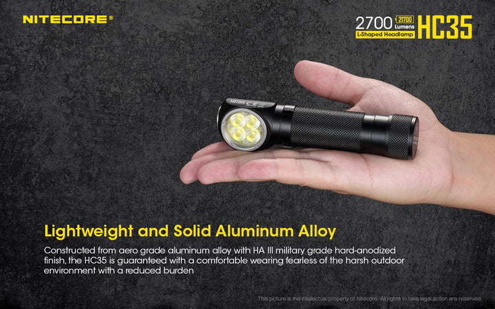 HC35 Headlamp - 2700 lumens - Nitecore Singapore