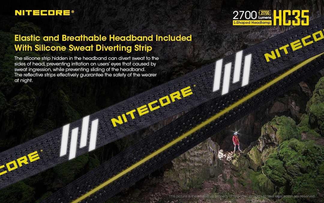 HC35 Headlamp - 2700 lumens - Nitecore Singapore