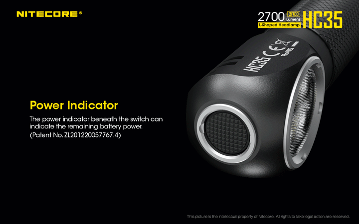 HC35 Headlamp - 2700 lumens - Nitecore Singapore