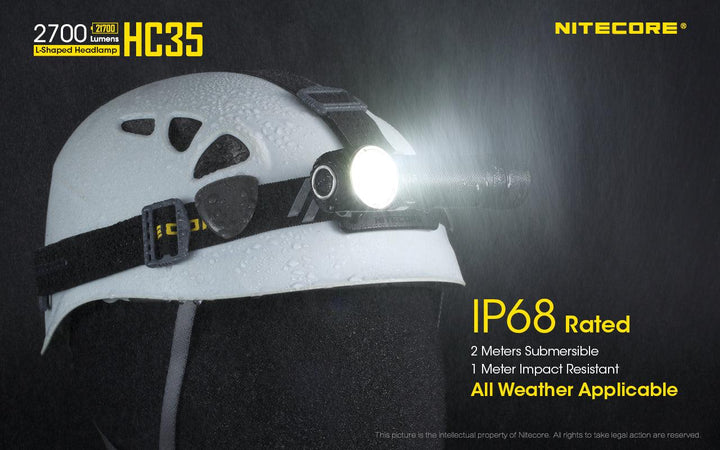 HC35 Headlamp - 2700 lumens - Nitecore Singapore