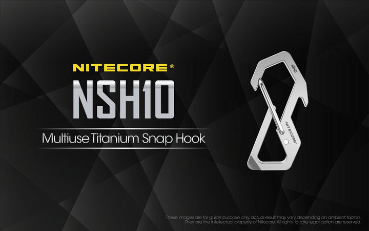 Titanium S-Hook NSH10 - Nitecore Singapore