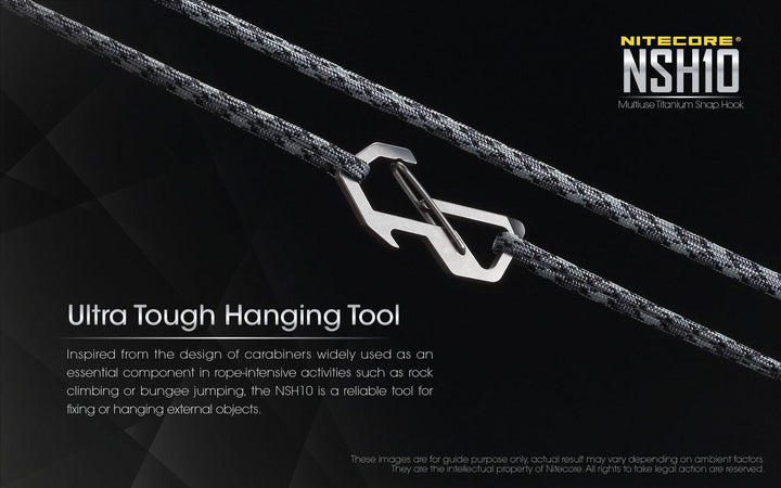 Titanium S-Hook NSH10 - Nitecore Singapore
