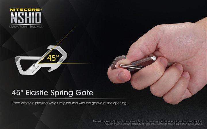 Titanium S-Hook NSH10 - Nitecore Singapore