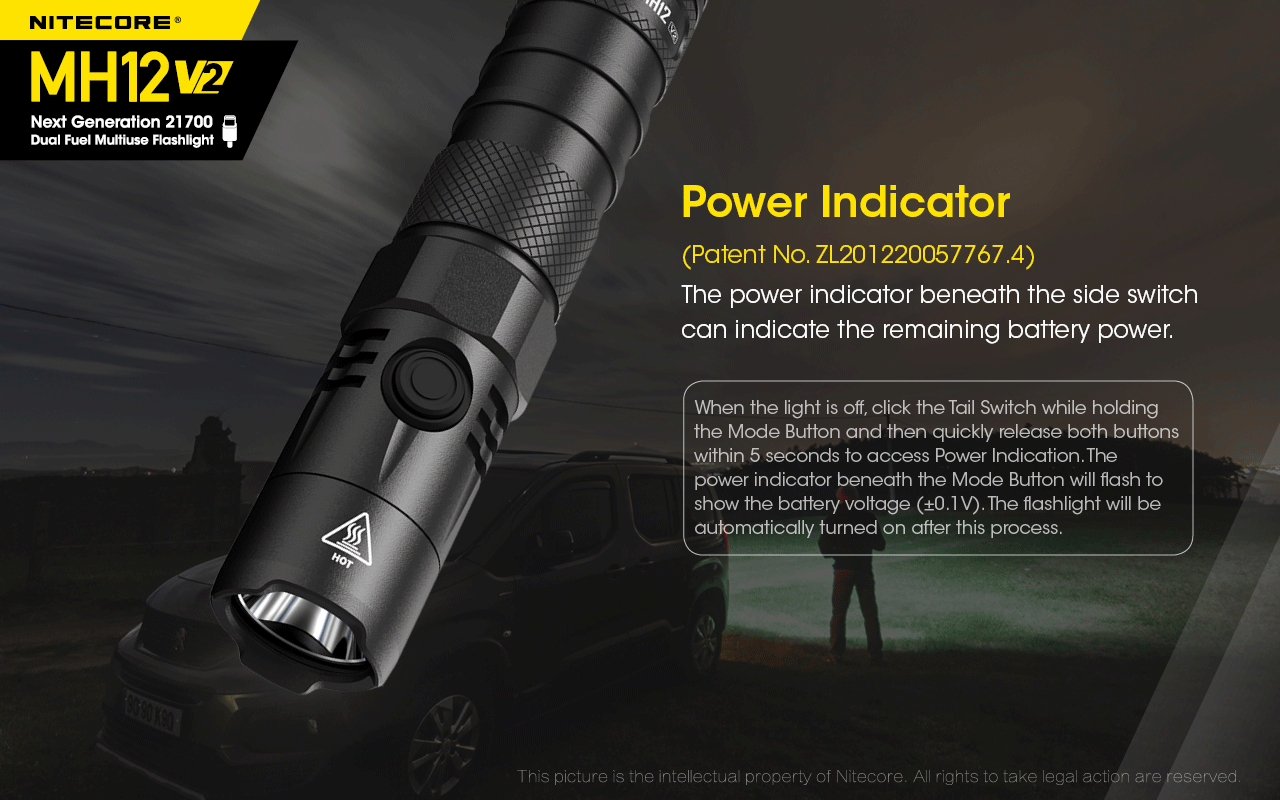 MH12 V2 - 1200 lumens (Bundle)