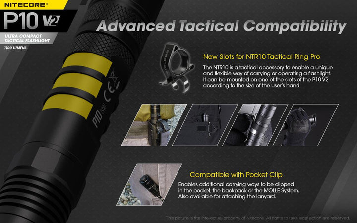 P10 V2 - 1100 lumens (Bundle) - Nitecore Singapore