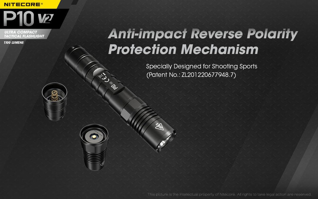 P10 V2 - 1100 lumens (Bundle) - Nitecore Singapore