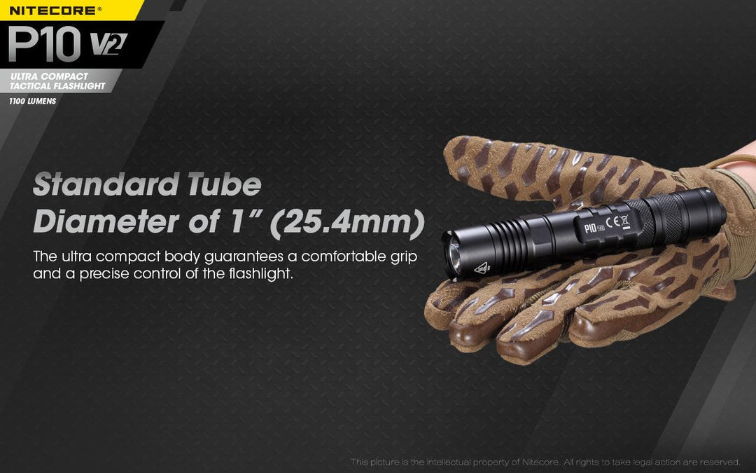P10 V2 - 1100 lumens (Bundle) - Nitecore Singapore