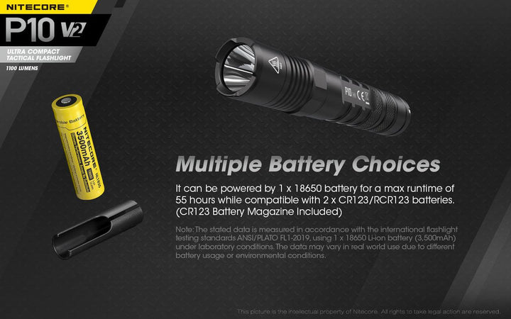 P10 V2 - 1100 lumens (Bundle) - Nitecore Singapore