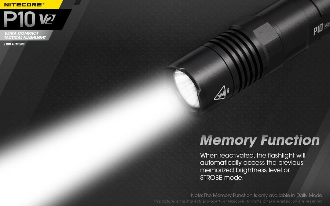 P10 V2 - 1100 lumens (Bundle) - Nitecore Singapore