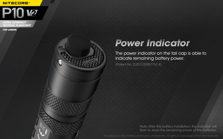 P10 V2 - 1100 lumens (Bundle) - Nitecore Singapore