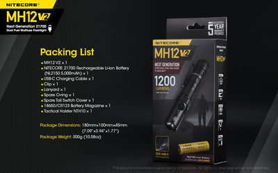 MH12 V2 - 1200 lumens (Bundle)