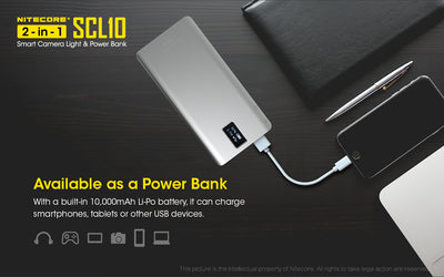 SCL10 - Camera Light / Power Bank