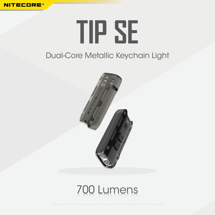 TIP SE (Black) - 700 lumens - Nitecore Singapore