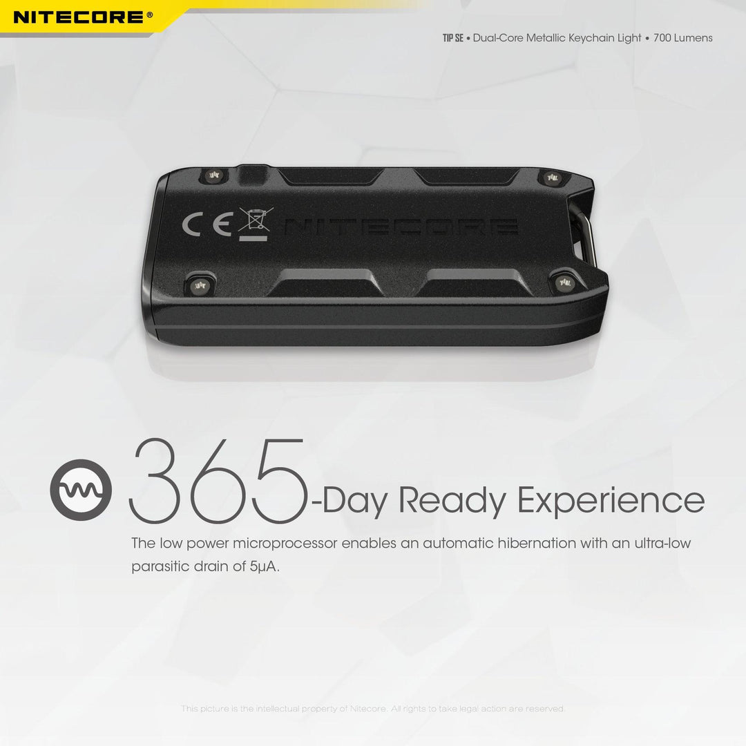 TIP SE (Black) - 700 lumens - Nitecore Singapore