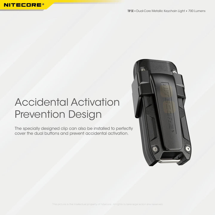 TIP SE (Black) - 700 lumens - Nitecore Singapore