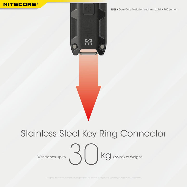 TIP SE (Black) - 700 lumens - Nitecore Singapore