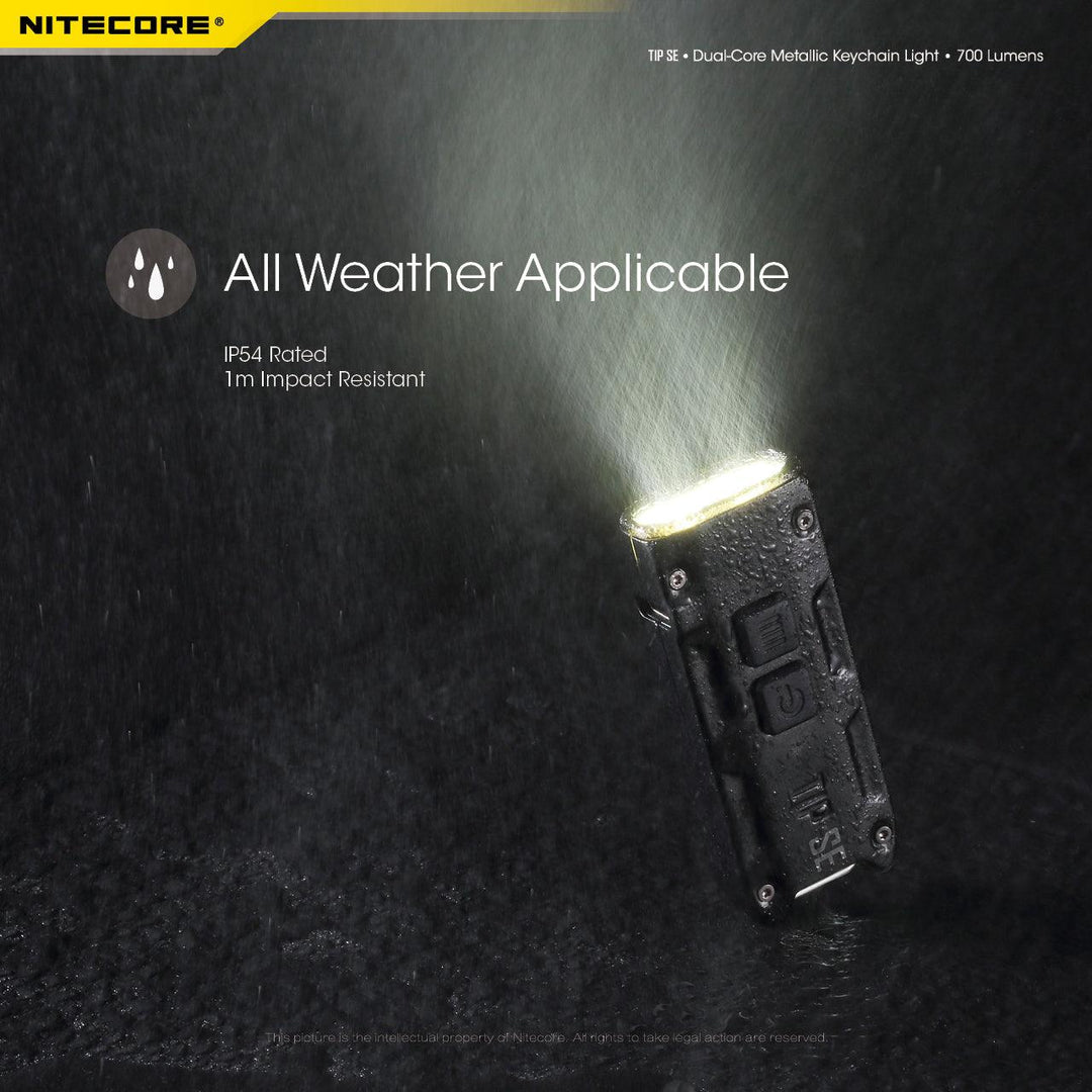 TIP SE (Black) - 700 lumens - Nitecore Singapore