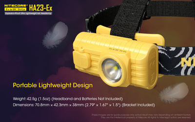 HA23-EX Headlamp - 100 lumens (Intrinsically Safe)