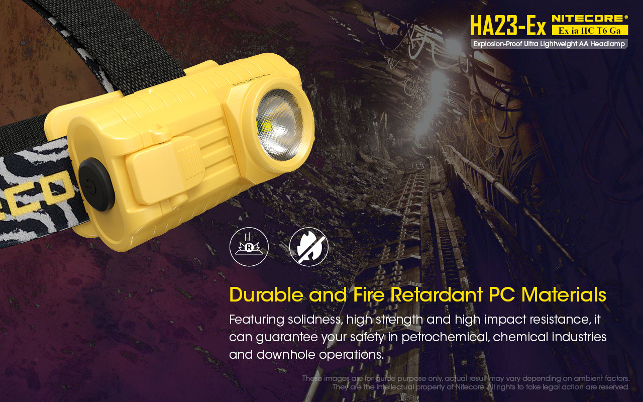HA23-EX Headlamp - 100 lumens (Intrinsically Safe)