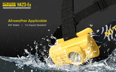 HA23-EX Headlamp - 100 lumens (Intrinsically Safe)