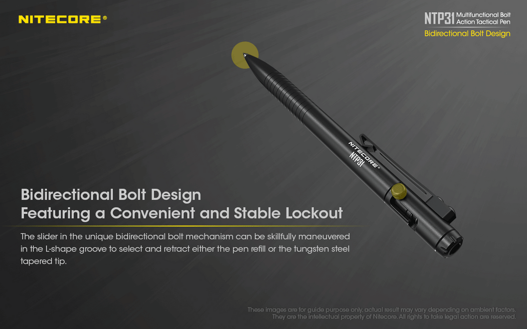 Bolt Action Pen NTP31 - Nitecore Singapore