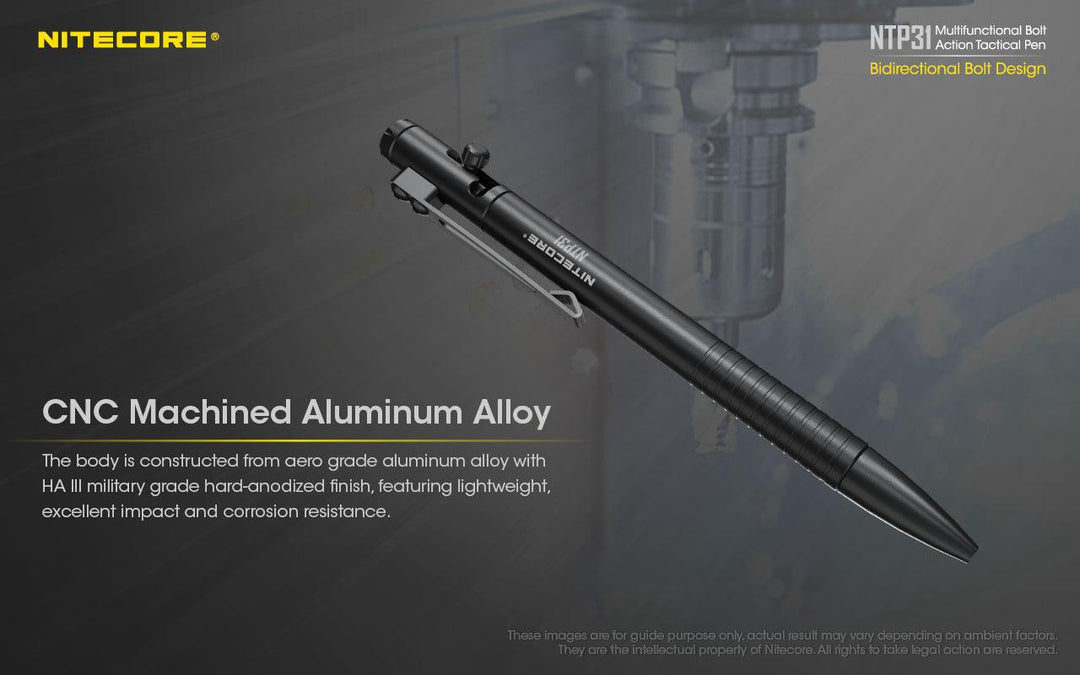 Bolt Action Pen NTP31 - Nitecore Singapore