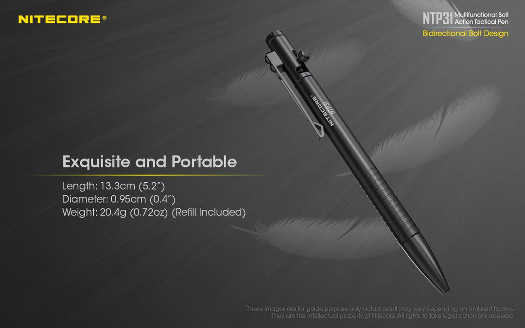 Bolt Action Pen NTP31 - Nitecore Singapore