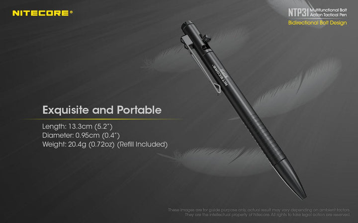 Bolt Action Pen NTP31 - Nitecore Singapore