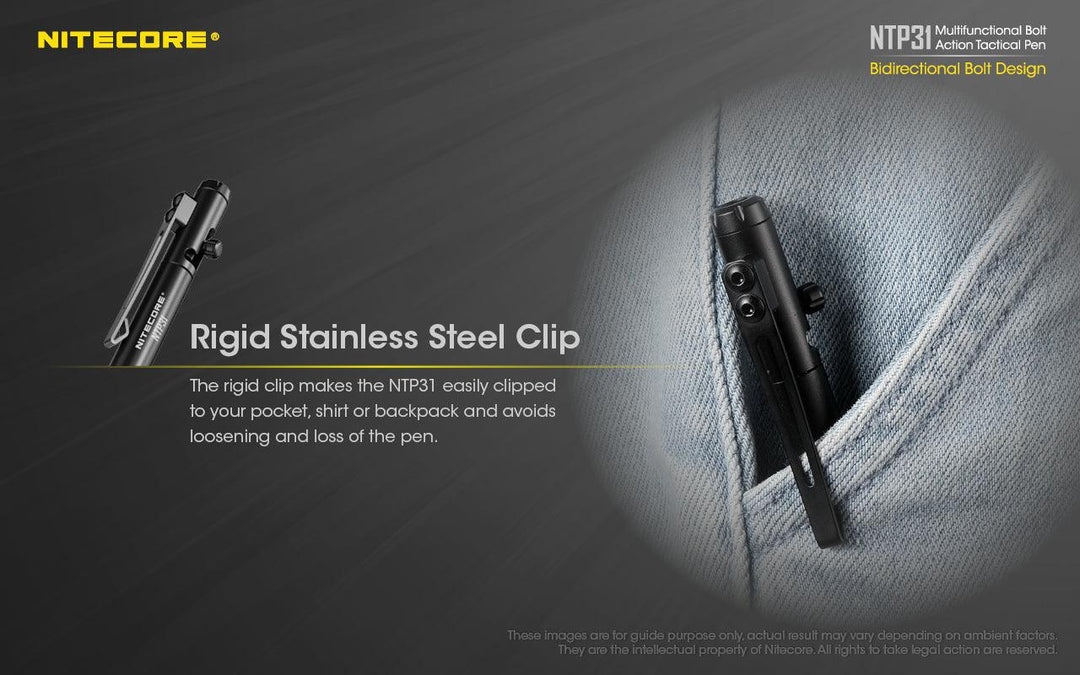 Bolt Action Pen NTP31 - Nitecore Singapore