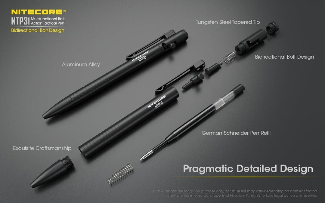 Bolt Action Pen NTP31 - Nitecore Singapore
