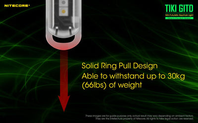 TIKI (GREEN Glow In The Dark) - 300 lumens