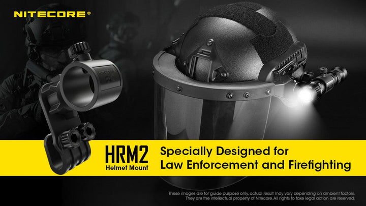 HRM2 Helmet Clamp Mount - Nitecore Singapore