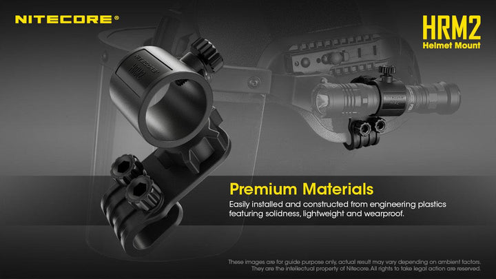 HRM2 Helmet Clamp Mount - Nitecore Singapore