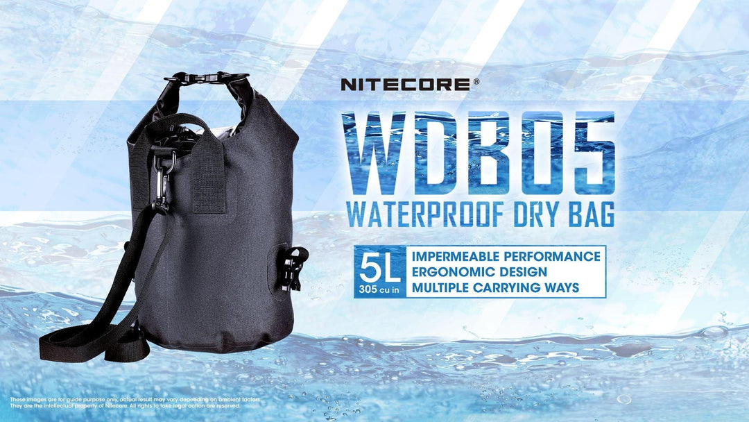 WDB05 - Waterproof Dry Bag 5L - Nitecore Singapore