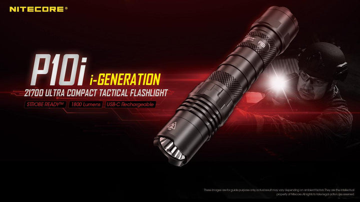 P10i - 1800 lumens - Nitecore Singapore