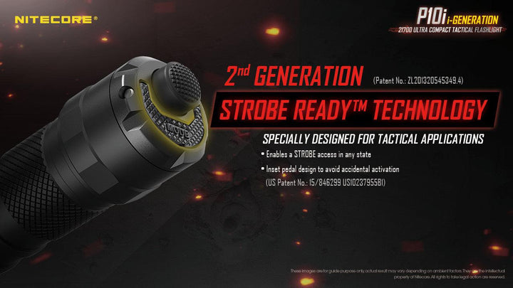 P10i - 1800 lumens - Nitecore Singapore
