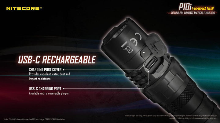 P10i - 1800 lumens - Nitecore Singapore
