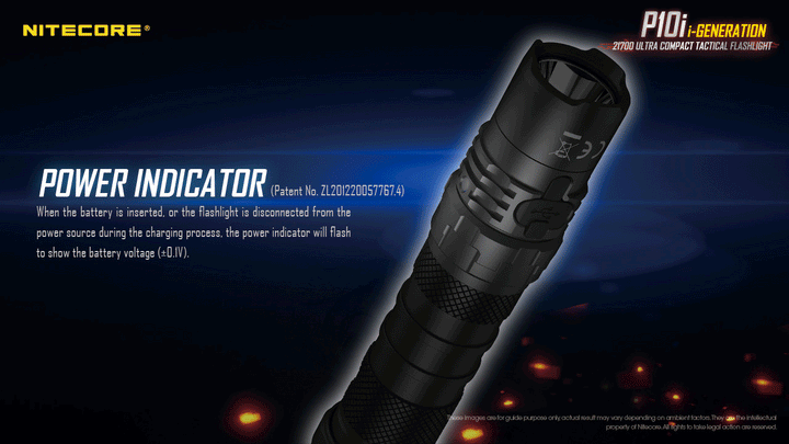 P10i - 1800 lumens - Nitecore Singapore