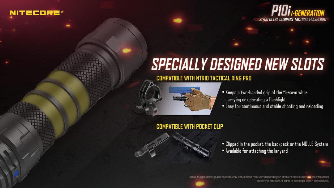 P10i - 1800 lumens - Nitecore Singapore