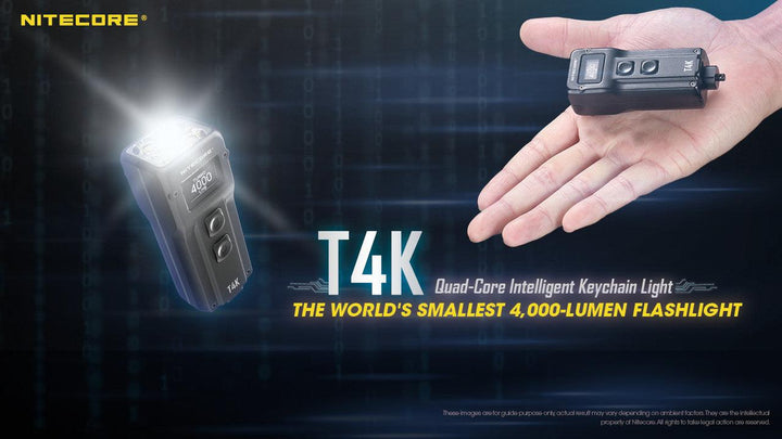 T4K - 4000 lumens - Nitecore Singapore