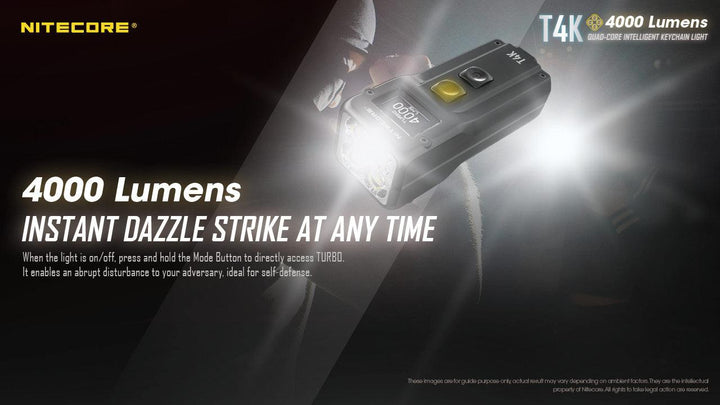 T4K - 4000 lumens - Nitecore Singapore
