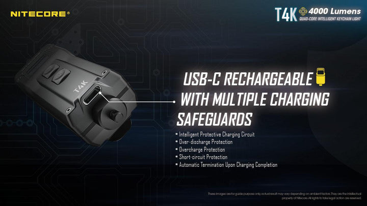 T4K - 4000 lumens - Nitecore Singapore