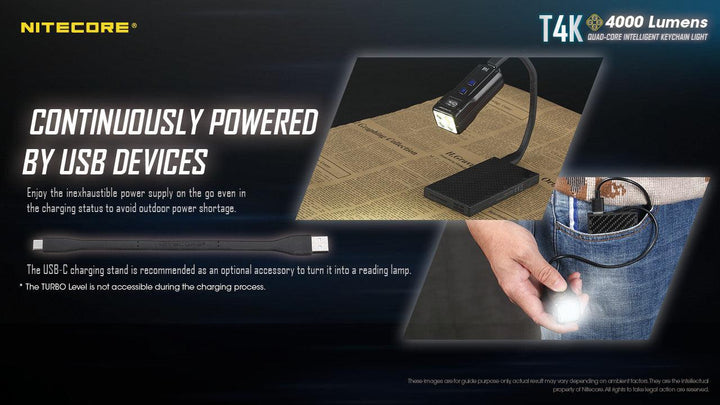 T4K - 4000 lumens - Nitecore Singapore